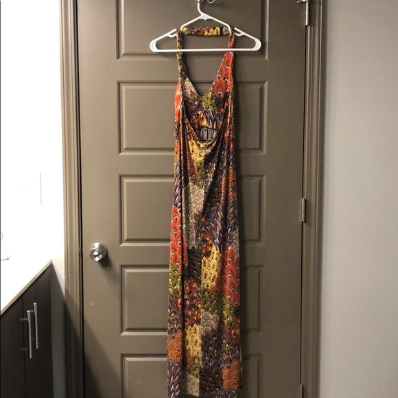 Boho paisley halter maxi dress - Picture 3 of 7